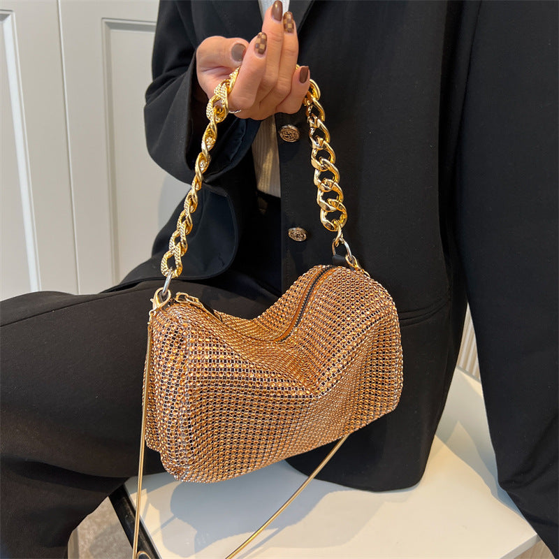 Full Diamond Fashion One Shoulder Messenger Bag