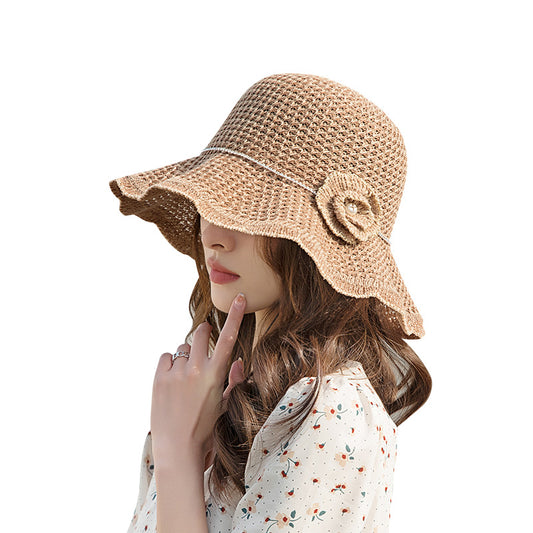 Female Spring And Summer Japanese Face Cover Sun-proof Sun-shade Fisherman Hat