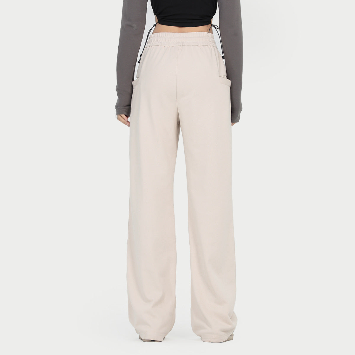 Straight Striped Loose Casual Straight Pants