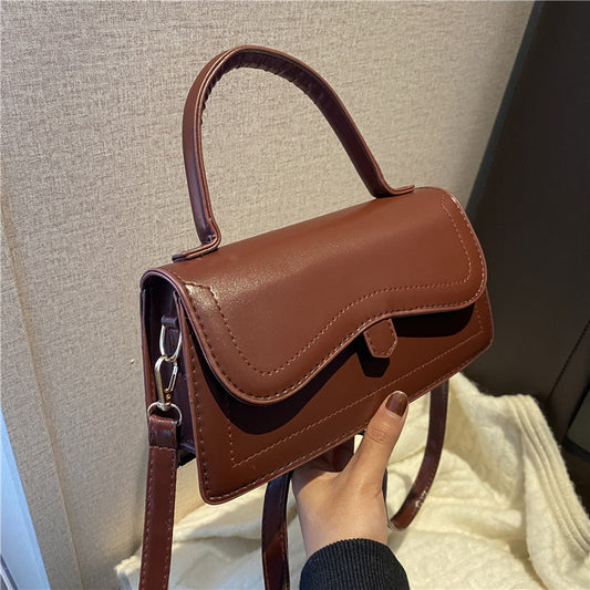 Crossbody Enkel Bærbar Lille Firkantet Taske
