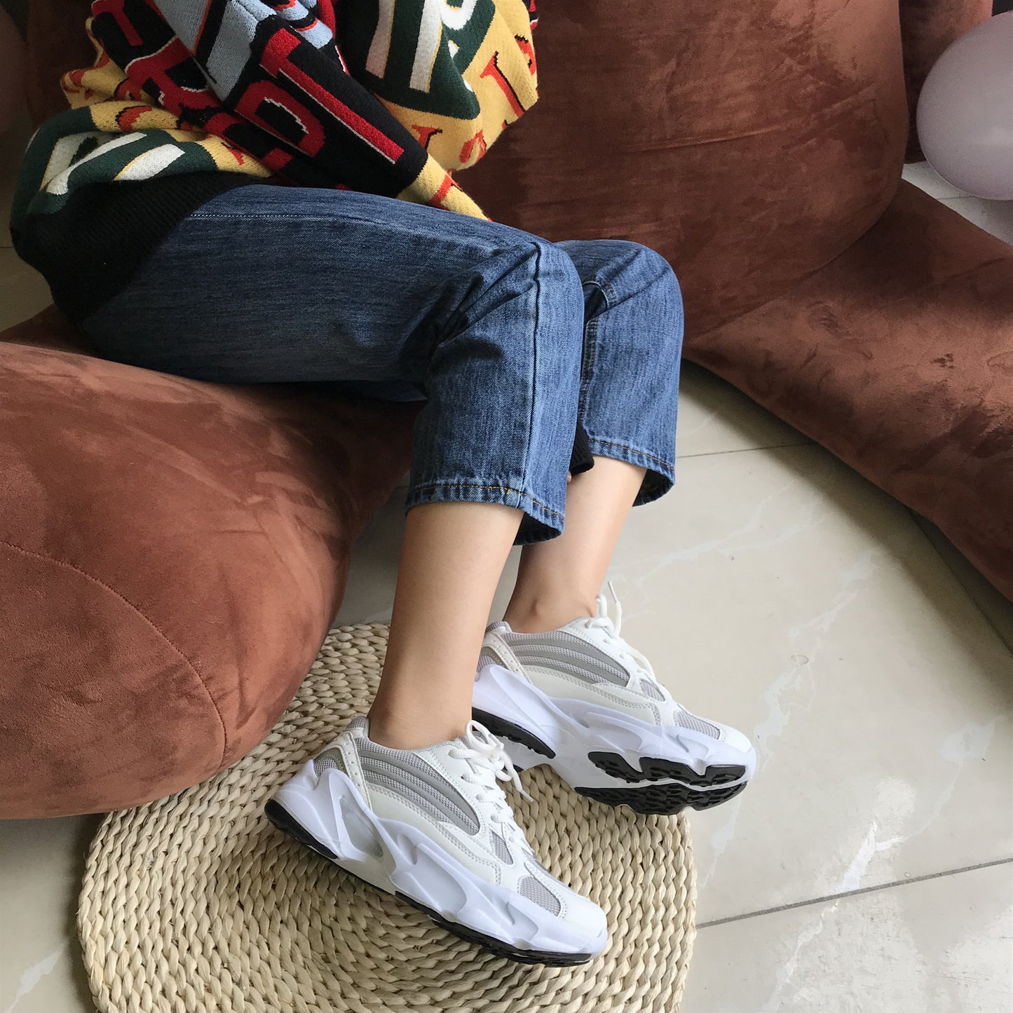 Super Fire Student Daddy Shoes Hong Kong Style BF Women's Shoes