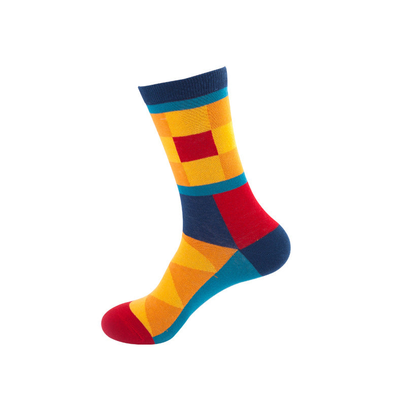Socks Tide Brand Medium Tube Unisex Street Creative