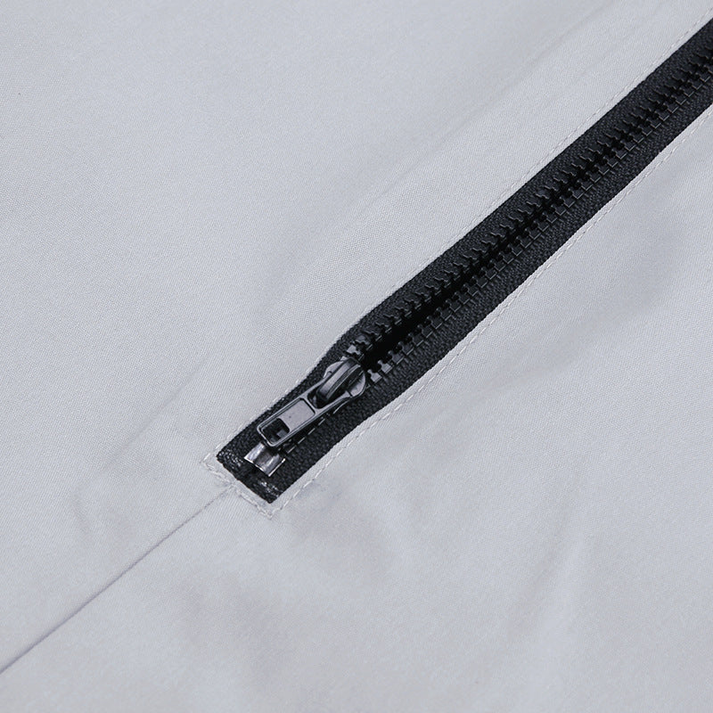 American Air Feel Side Zipper Vævede Bukser