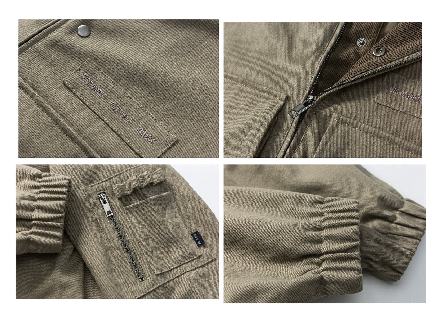 Loose Patchwork Large Pocket Wasteland Jacket