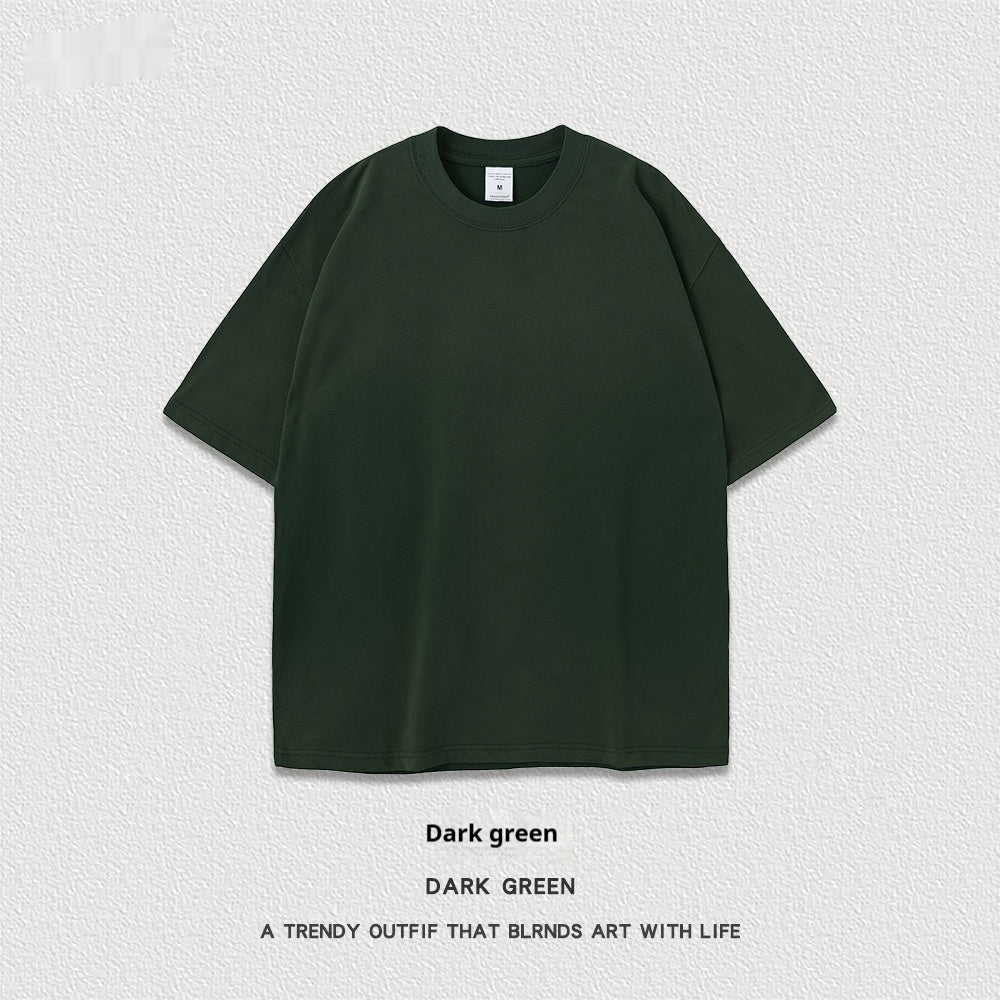 Retro Washed Short Sleeve Round Neck T-shirt