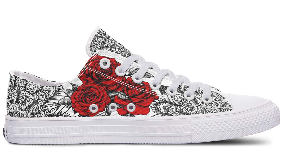 Fashion Print Couple Low-Top Canvas Shoes
