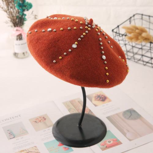 Women's Woolen Elegant Beret Versatile