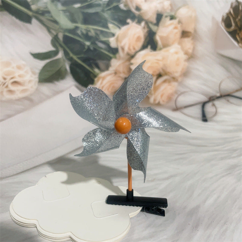 Colorful Windmill Barrettes Duckbill Clip Hairpin