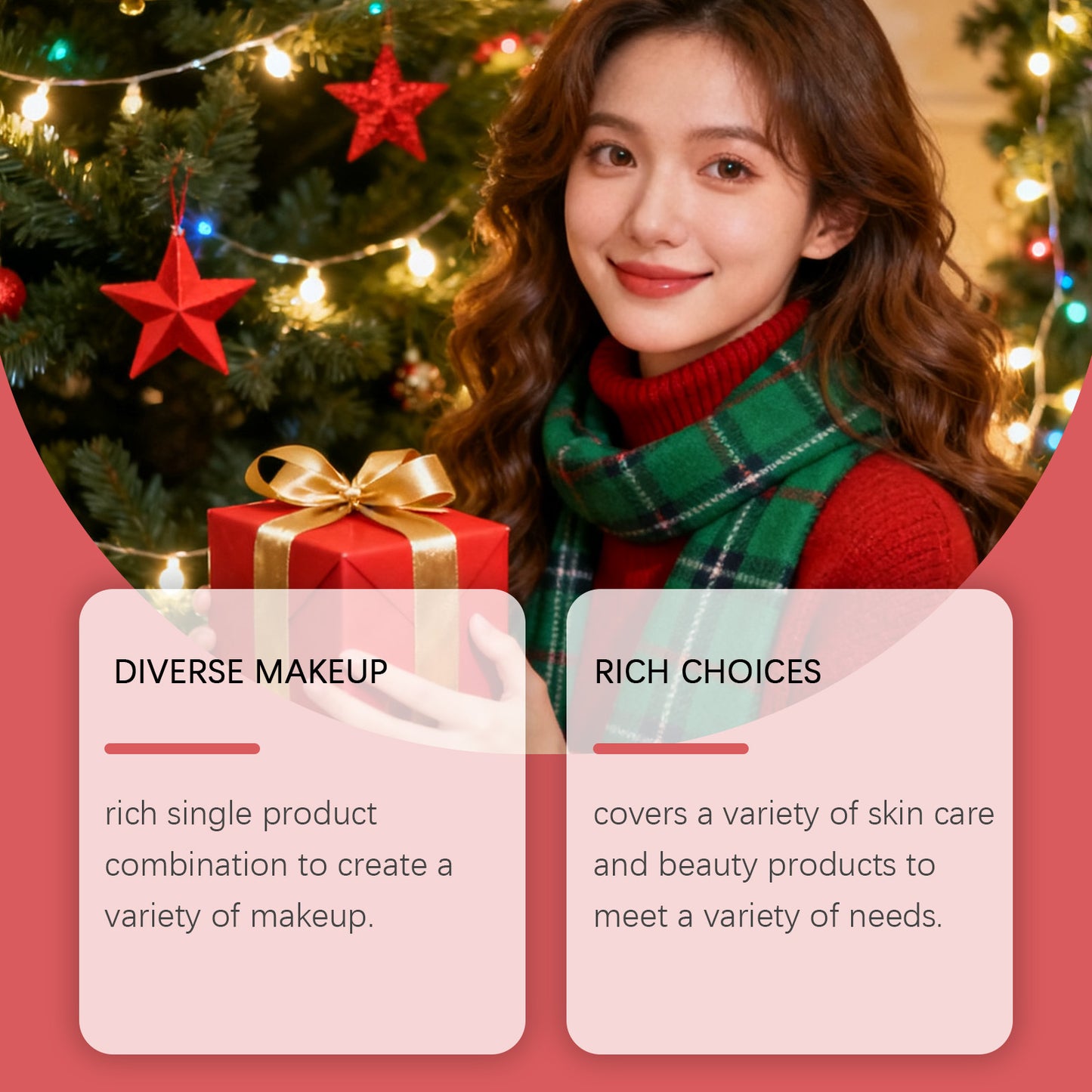 Christmas Countdown Cosmetics Skin Care Gift Box