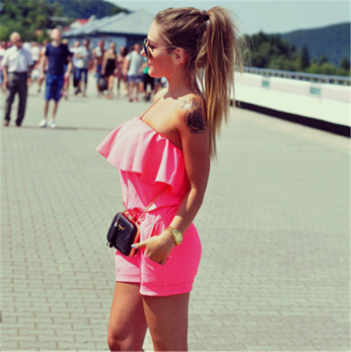 Women's Polyester Jumpsuit Loose