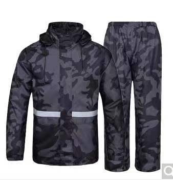 Split Camouflage Raincoat Rain Pants Suit Rainproof