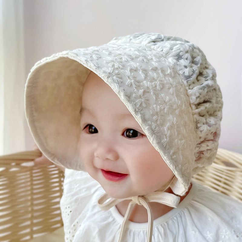 Baby Girl Lace Breathable Sun Hat