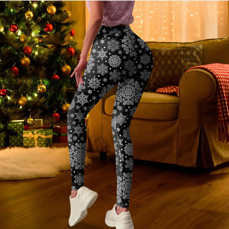 Christmas New Fashion Stretch High Waist Tights