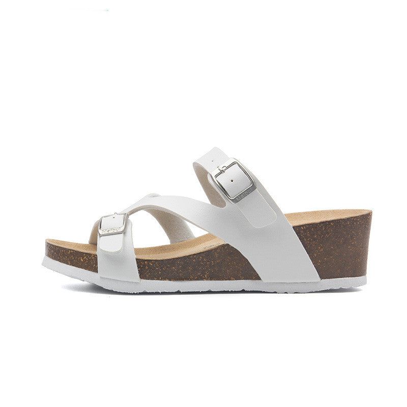 Increase Outdoor Beach Slope With Cork Slippers High Heels