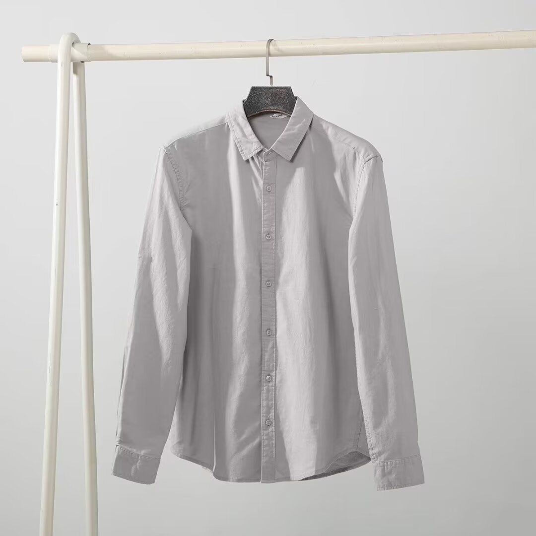 Men's Loose And Simple Artistic Youth Leisure Linen Shirt