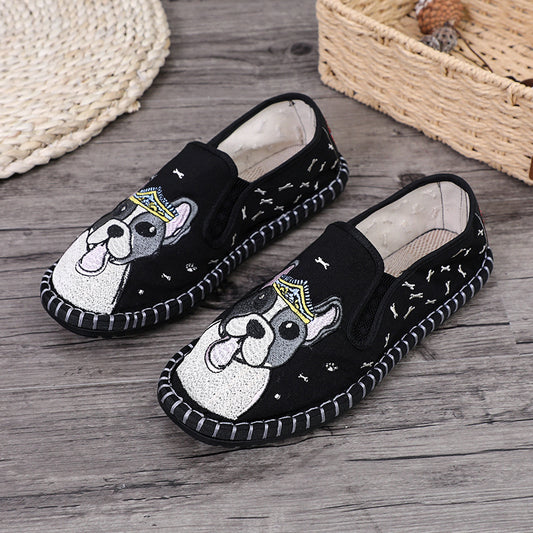 Taizhou Cotton Casual Comfortable Beef Tendon Sole Embroidery Old Beijing Cloth Shoes