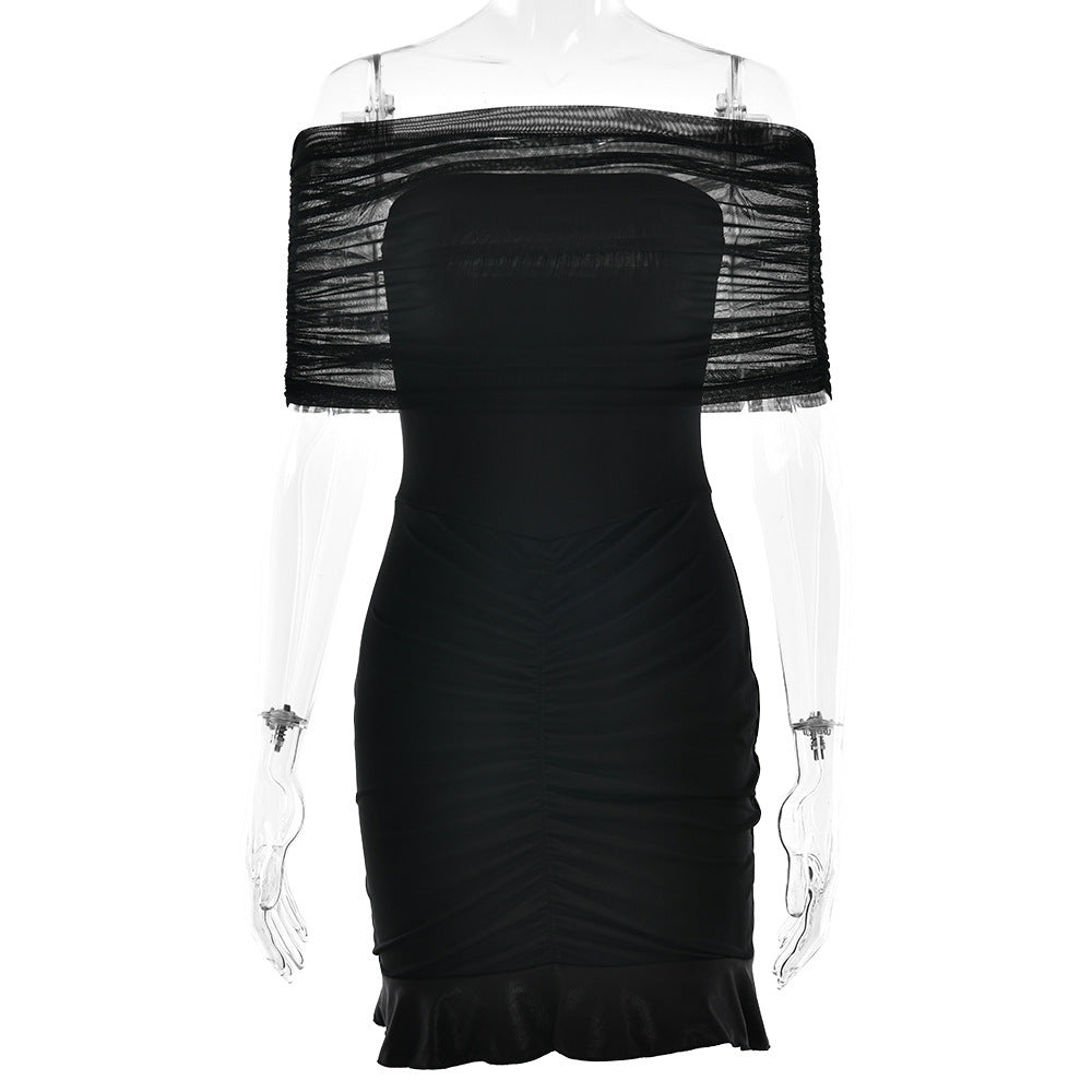 Sexy Off-shoulder Dress For Women In Europe And The US