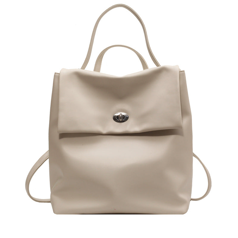 Retro Large Capacity Women's Backpack New All-match Commute Backpack