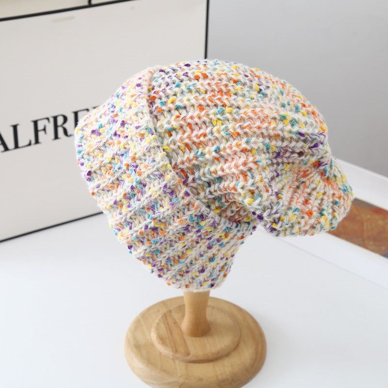 Women's Fashion Casual Hundred With Woolen Hat