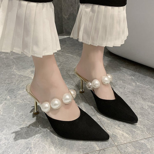 Pearl Stickers Fashionable All-match Shoes