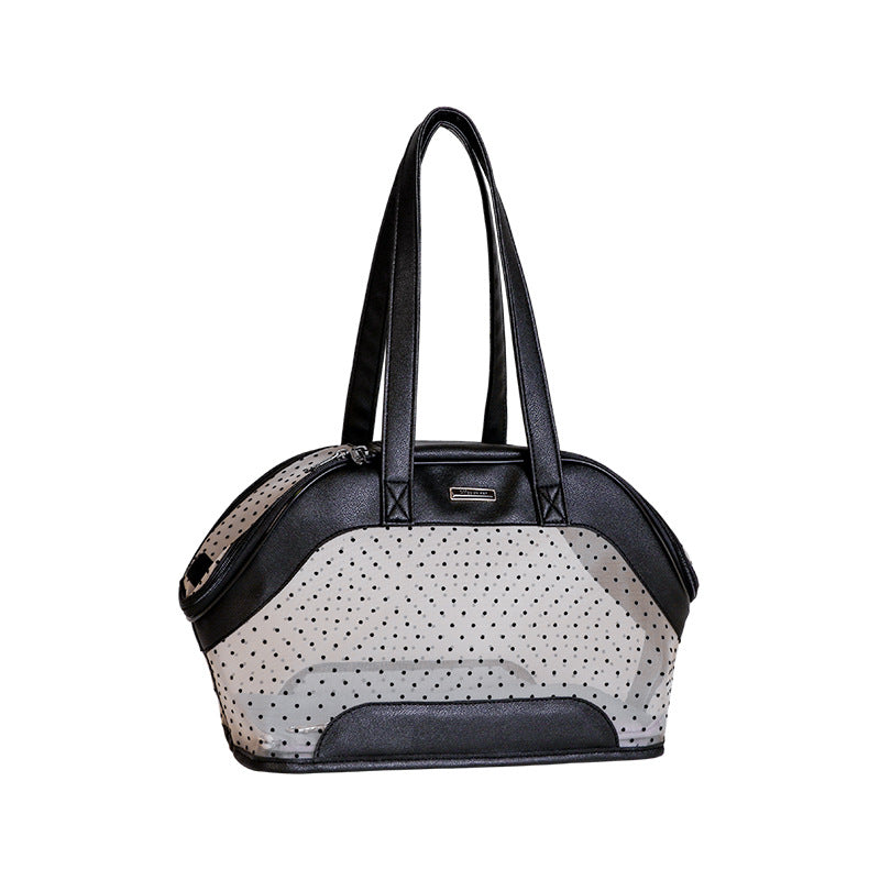 Breathable Cat Bag Cat Travel Mesh Bag Teddy Pomeranian Puppy Portable Out Bag Cat Cage