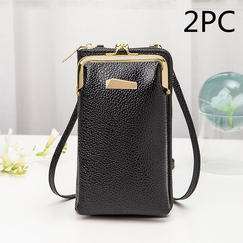 Double Layered Crossbody Bag Vertical Style