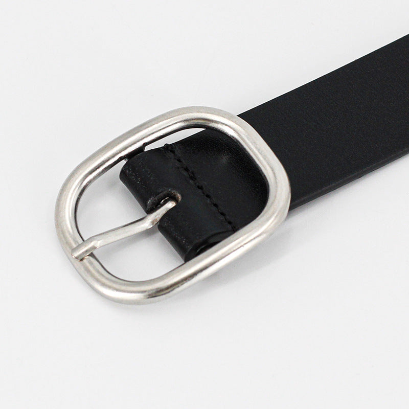 Top Layer Cowhide Women's Pin Buckle Belt