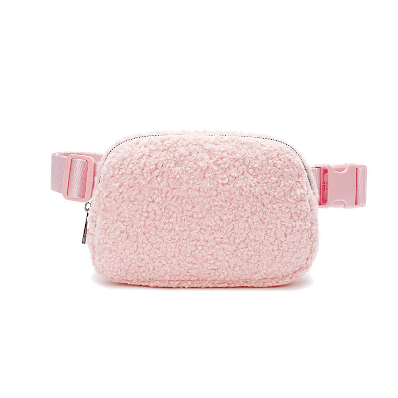 Winter Lambskin Crossbody Bag Outdoor Sports General Versatile