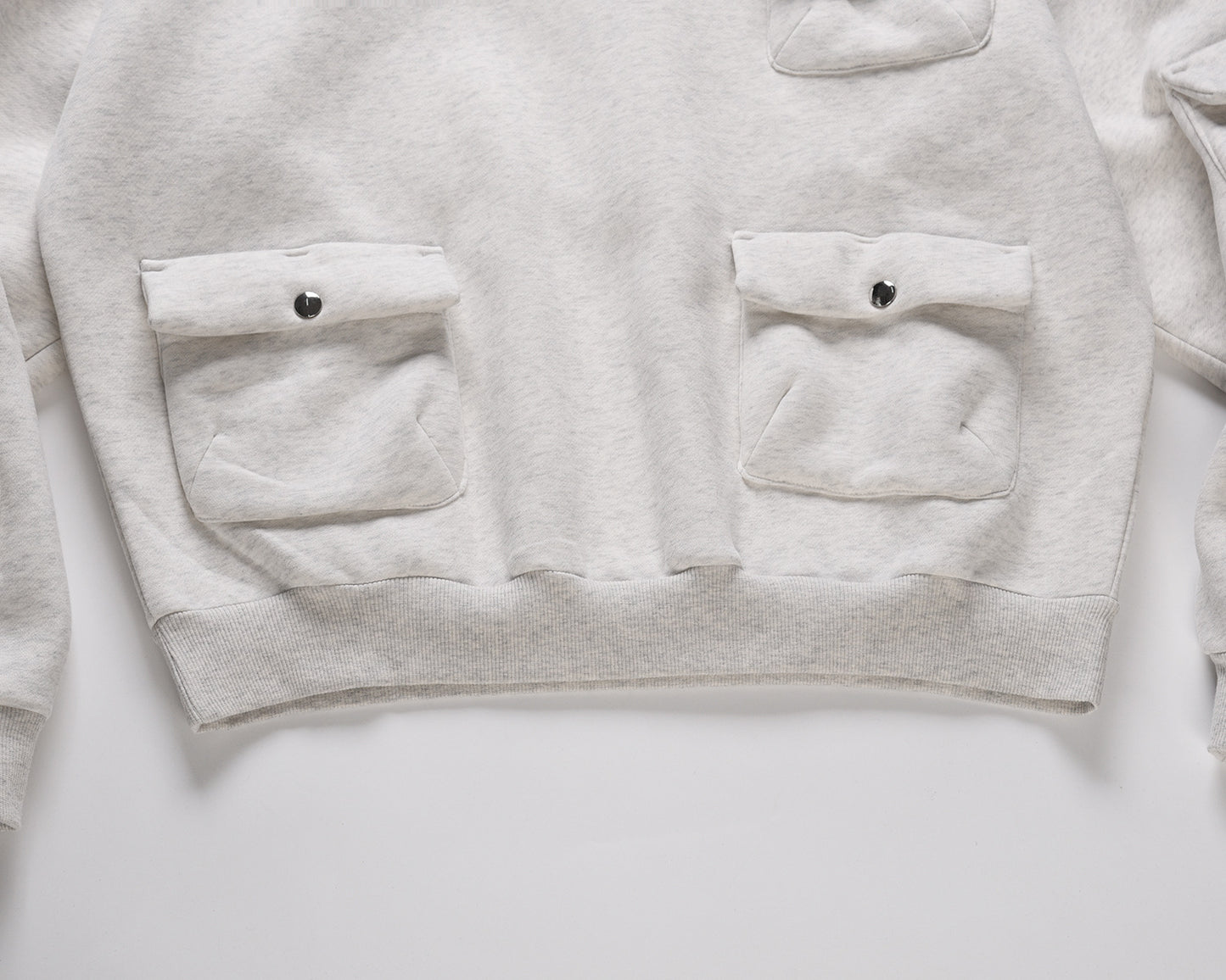 American Button Collar Hoodie Male Niche