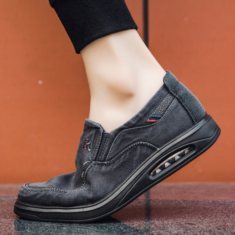 Men's Cloth Deodorant Soft Sole Light Breathable Sports Casual Shoes