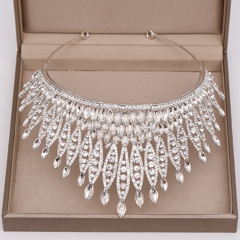 Fashion Women's Alloy Crystal Crown Headwear
