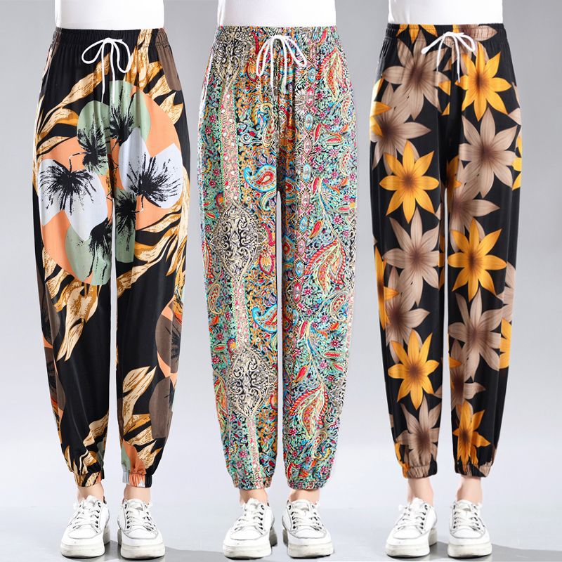 Elastic Plus Size Summer Anti Mosquito Pants
