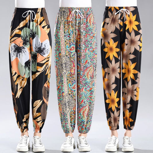 Elastic Plus Size Summer Anti Mosquito Pants