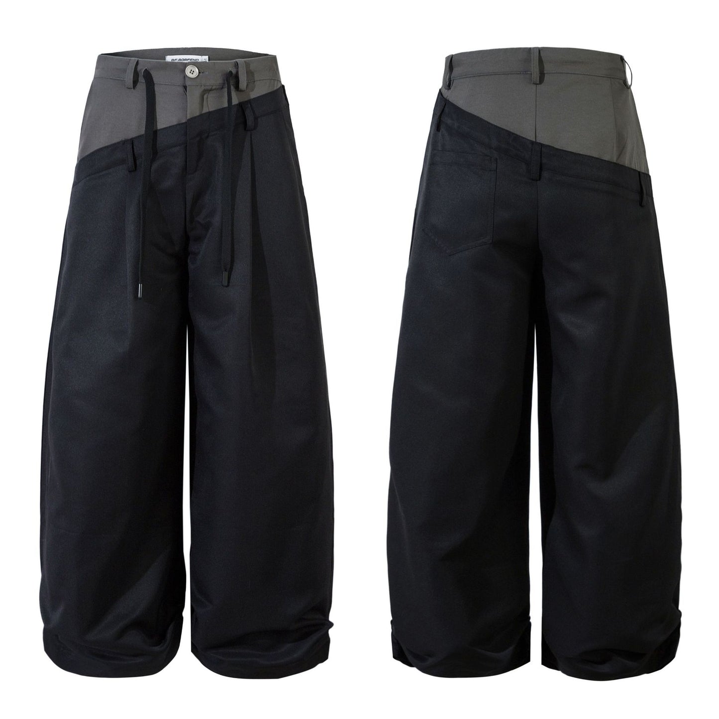 Stitching Wide Leg Loose Men's And Women's Hip Hop Casual Pants