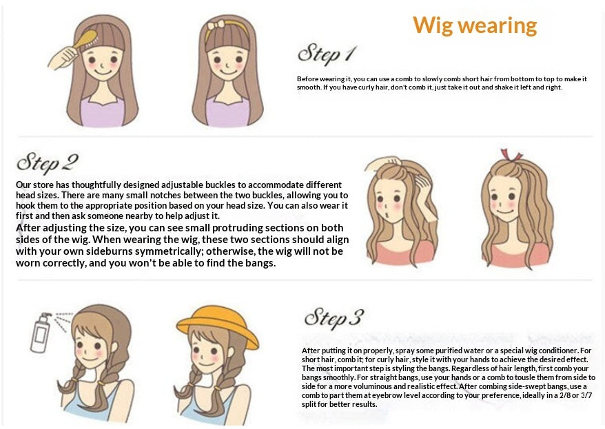 Women's Gradient Color Rose Mesh Wig