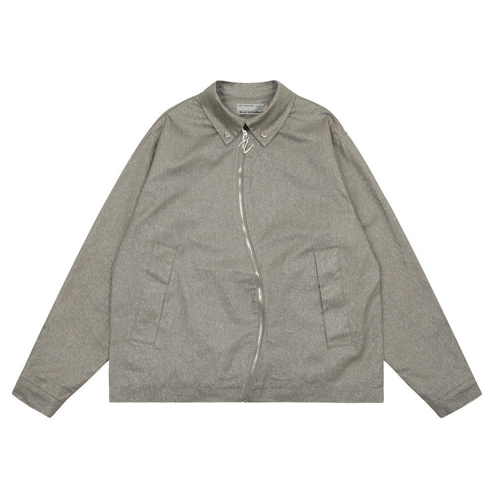 Fashion Irregular Zipper Coat Jacket Men