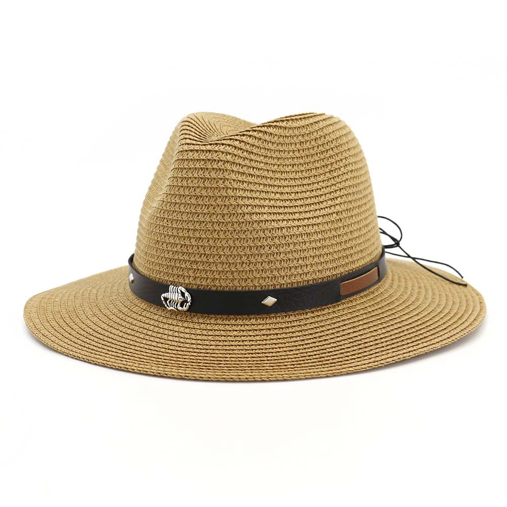 Women's Beach Outdoor Seaside Sun-proof Straw Hat