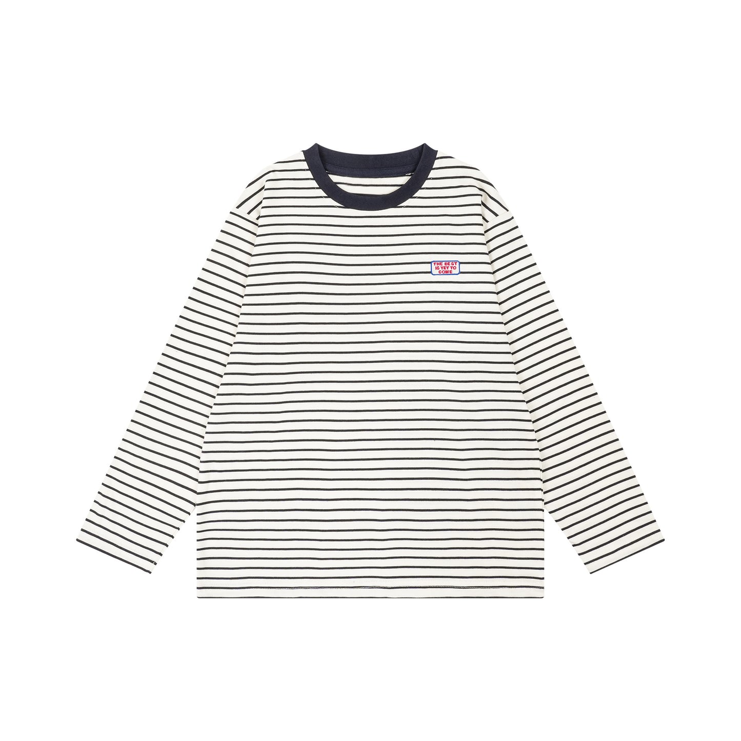 Japanese-style Retro Striped Base Layer Shirt Casual Long-sleeve Trendy T-shirt