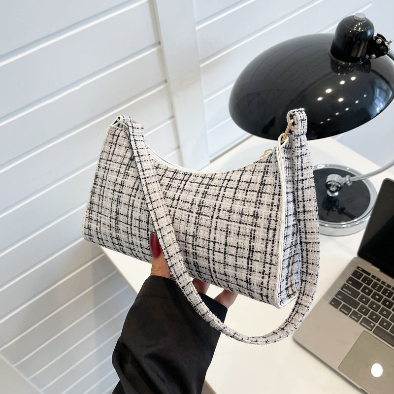 Korean-style Casual Plaid Trendy Cute Tote Bag For Women