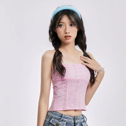 Women's Y2g Navel Strapless Vest