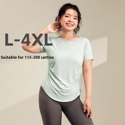 Quick-drying Top Slim Fit Sports Running Belly Contracting Workout Clothes T-shirt