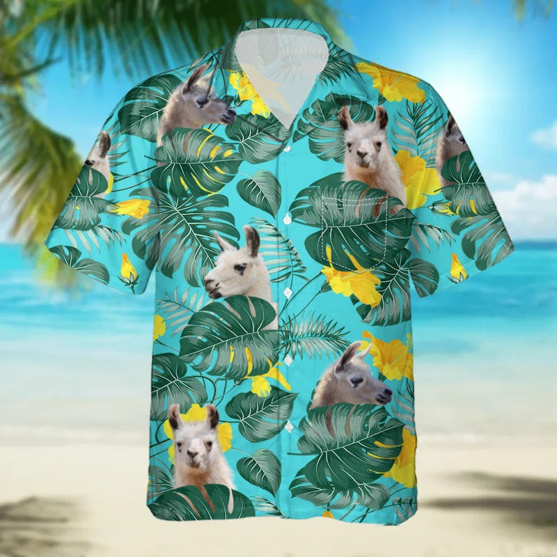 Digital Print Hawaiian Men's Casual Shirt