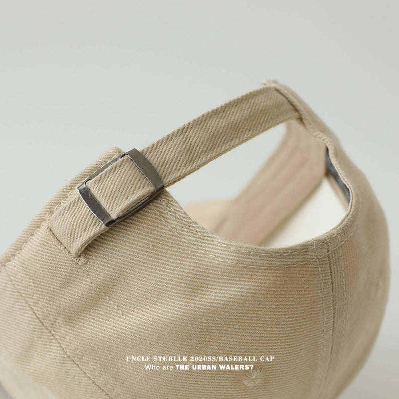 Brim Face-looking Small Peak Cap Hat