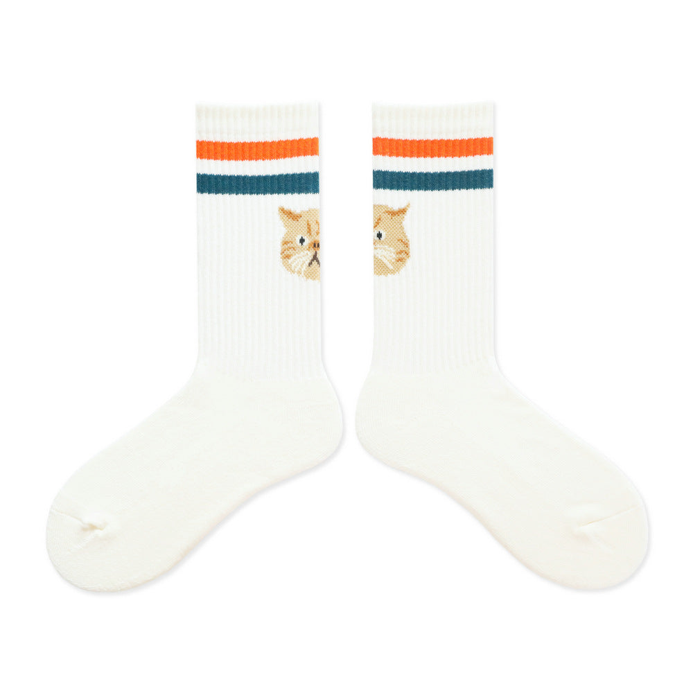 Cathead Two Bar Terry Socks With Thick Towel Sole