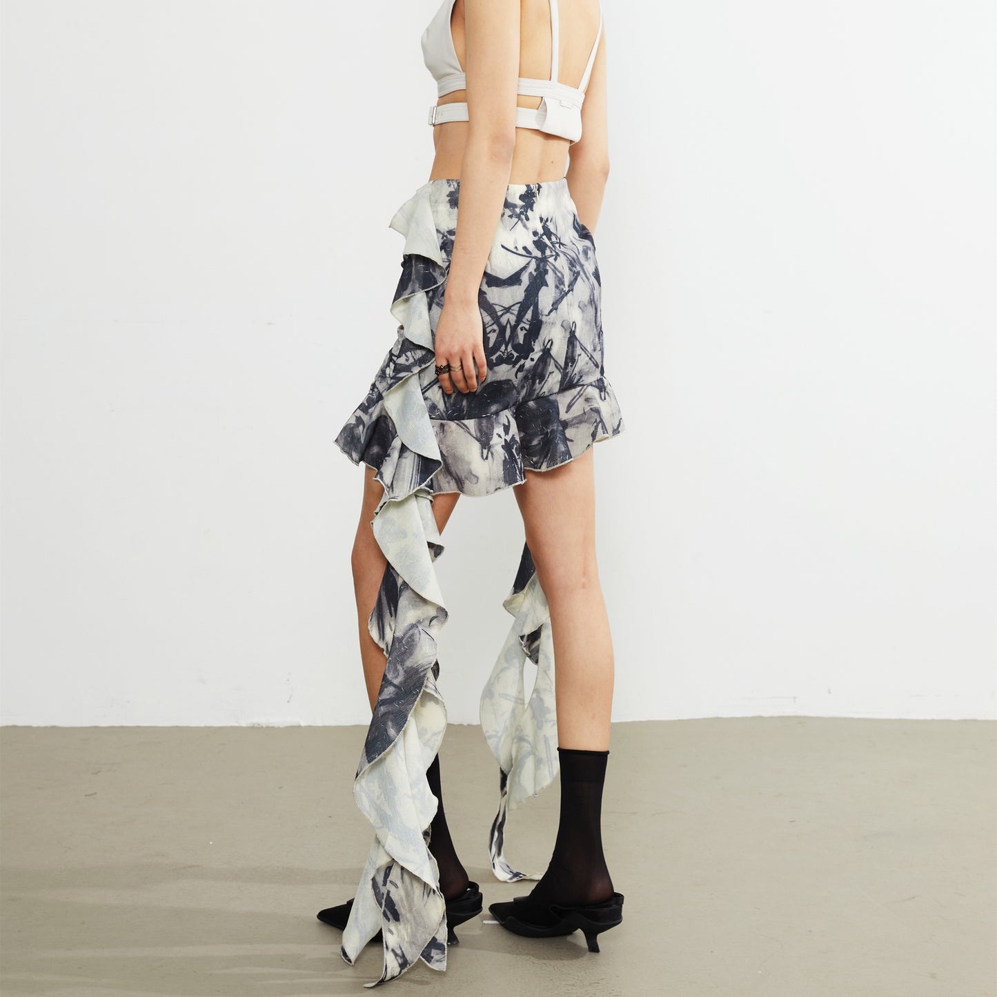 Women's Casual Fashion Ruffled Skirt