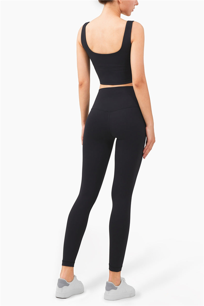 Mild Support High Waist Sculpting Hip Lift Peach Fitness Pants