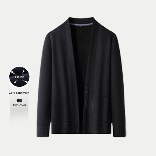 Polyester Autumn Men's Knitted Sweater