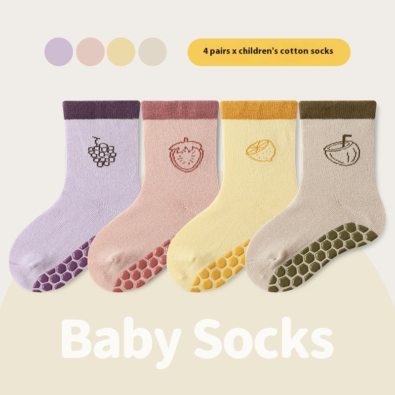 Indoor And Outdoor Children Non-slip Floor Socks Cartoon