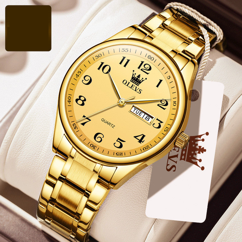 Waterproof Steel Band Calendar Trend Men's Watch Men