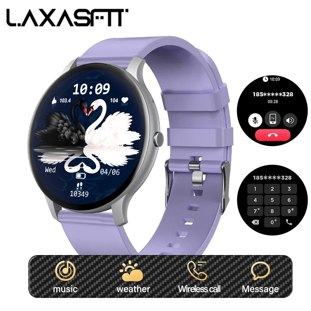 Smart Watch 1.46 HD Screen Heart Rate Monitor Sports Fitness Watch IP68 Waterproof Bluetooth Android IOS Smart Watch